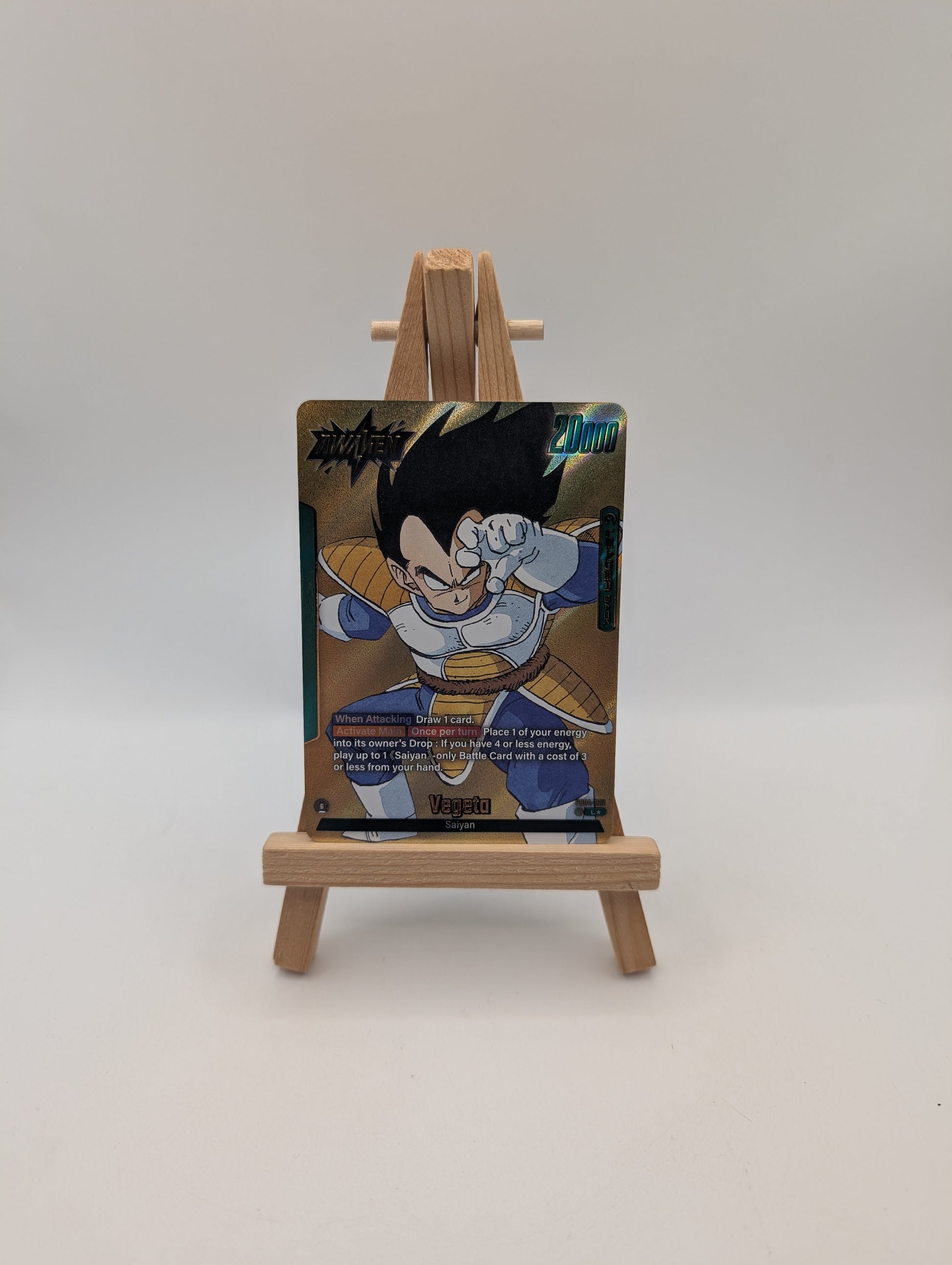 Vegeta FB04-051 GOLD Alt Art Manga Booster Leader SB01 Dragon Ball Fusion World FRENLY BRICKS - Open 7 Days