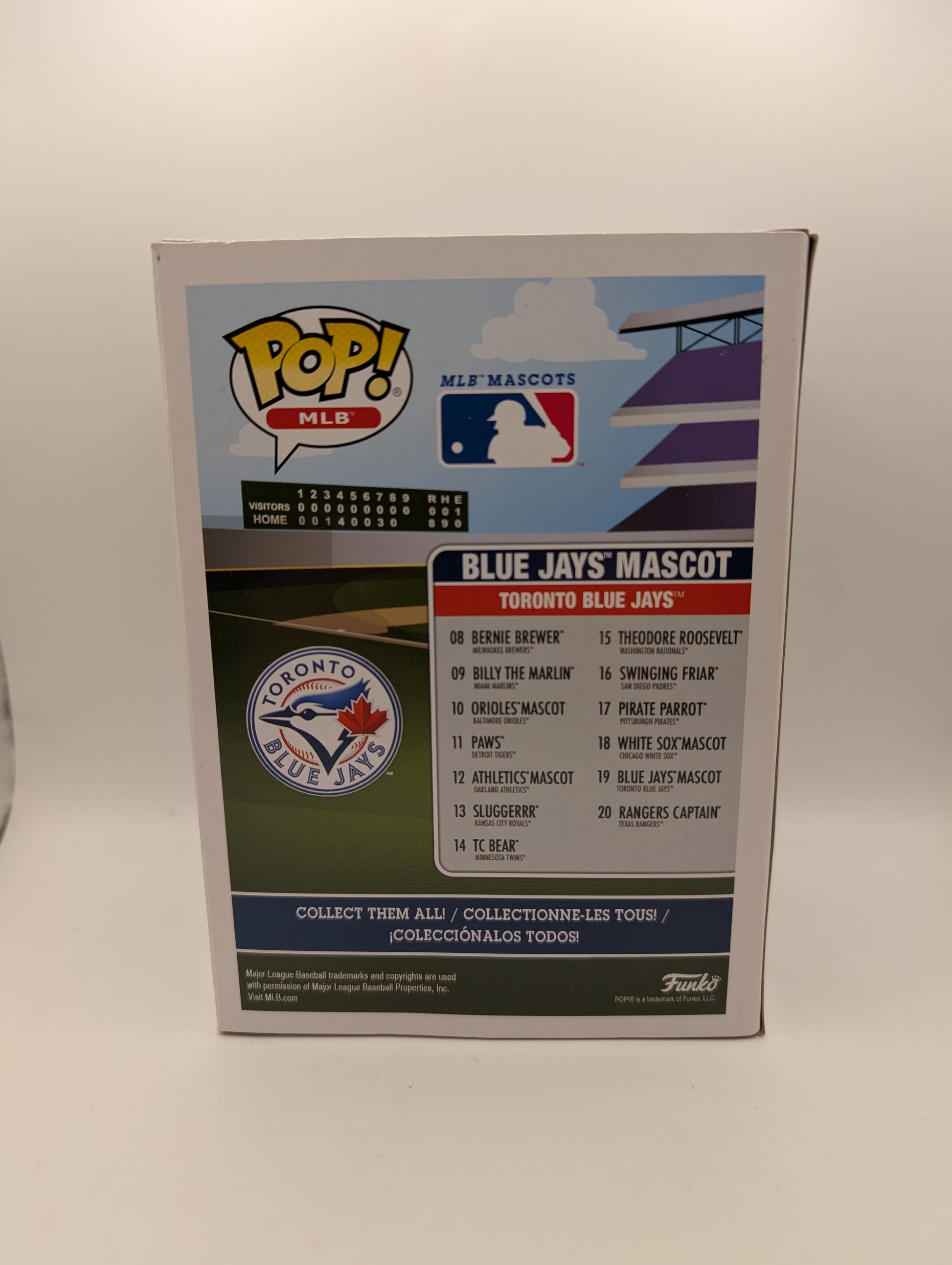 FUNKO POP! #19 MLB Baseball Toronto BLUE JAYS Mascot “ACE” Vinyl Figure Canada FRENLY BRICKS - Open 7 Days