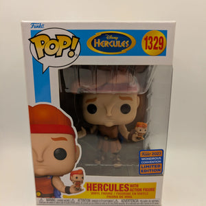 Funko Pop! Vinyl #1329 Disney Hercules with Action Figure WONDERCON 2023 FRENLY BRICKS - Open 7 Days