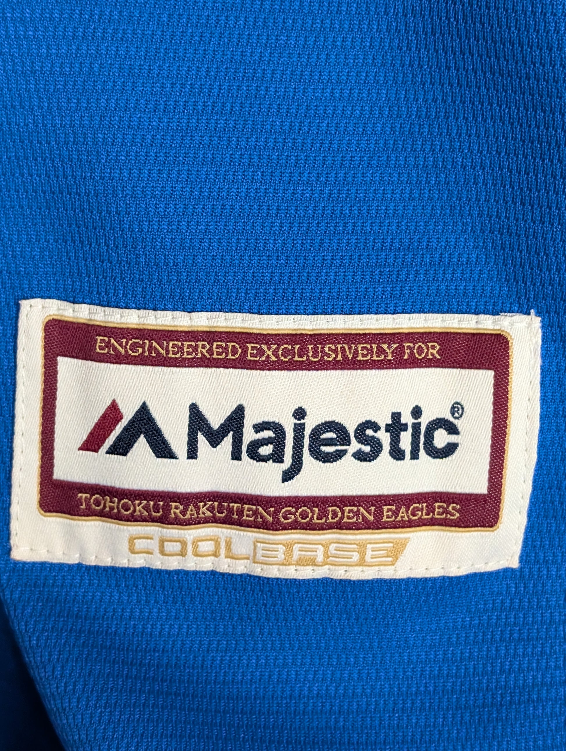 Nippon Baseball Tohoku Rakuten Golden Eagles 2019 Tohoku Blue "Asamura #3" Alternative Large Jersey