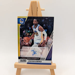 2022-23 Panini Chronicles Score NBA No. SPS-JKM Jonathan Kuminga Auto /10 Gold FRENLY BRICKS - Open 7 Days