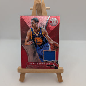 Klay Thompson 2012-13 Totally Certified Basketball Game Worn Patch FRENLY BRICKS - Open 7 Days
