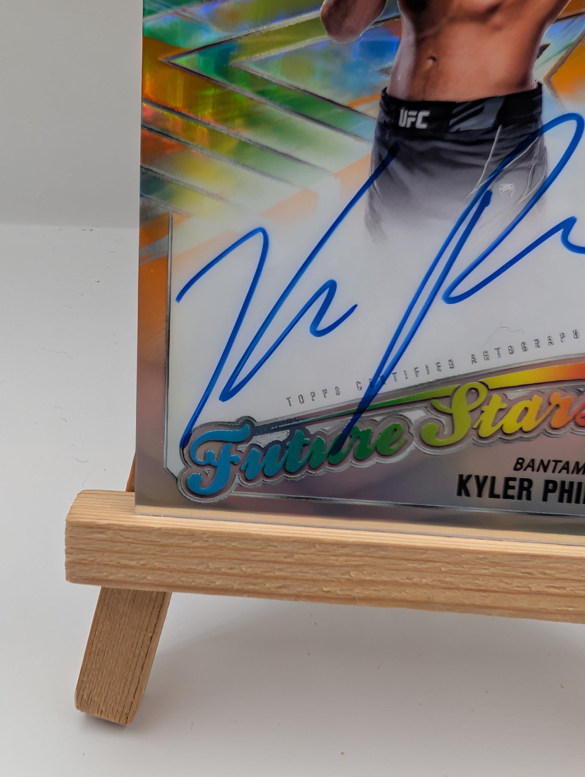 2025 Topps Chrome UFC Kyler Phillips Future Stars Auto Refractor SP #/25 FRENLY BRICKS - Open 7 Days