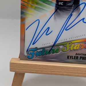 2025 Topps Chrome UFC Kyler Phillips Future Stars Auto Refractor SP #/25 FRENLY BRICKS - Open 7 Days