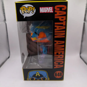Captain America Funko Pop! Vinyl Blacklight #648 Marvel FRENLY BRICKS - Open 7 Days