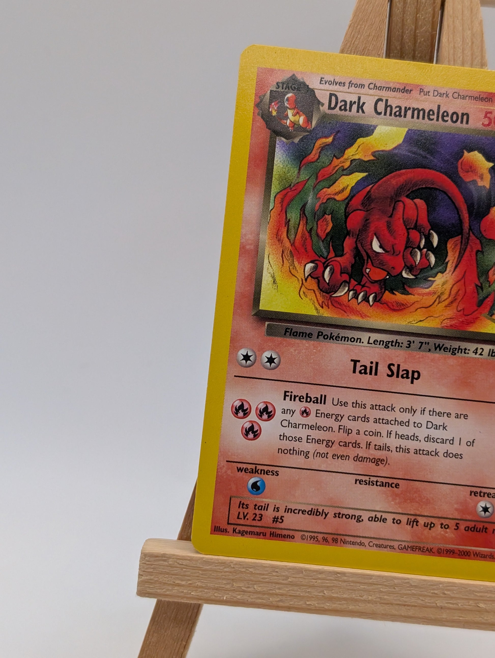 Pokemon - Dark Charmeleon - Team Rocket - W Stamp 32/82 WOTC FRENLY BRICKS - Open 7 Days