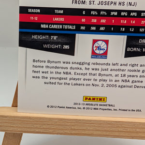 ANDREW BYNUM 2012-13 PANINI ABSOLUTE SPECTRUM 1/1 SSP 76ers FRENLY BRICKS - Open 7 Days