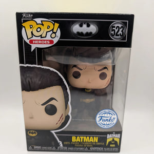 Batman - Batman (Unmasked) 85th Anniversary Pop! Vinyl Figure (RS) #523 FRENLY BRICKS - Open 7 Days