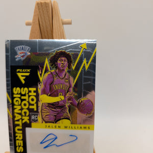 2022-23 Panini Flux Jalen Williams RC Rookie Hot Stock Auto FRENLY BRICKS - Open 7 Days
