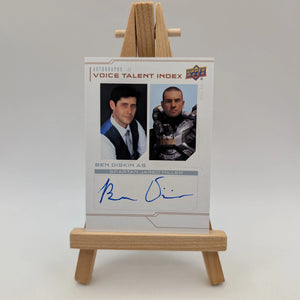 Upper Deck HALO Legacy Collection AUTO Card Ben Diskin as Spartan Jared Miller FRENLY BRICKS - Open 7 Days