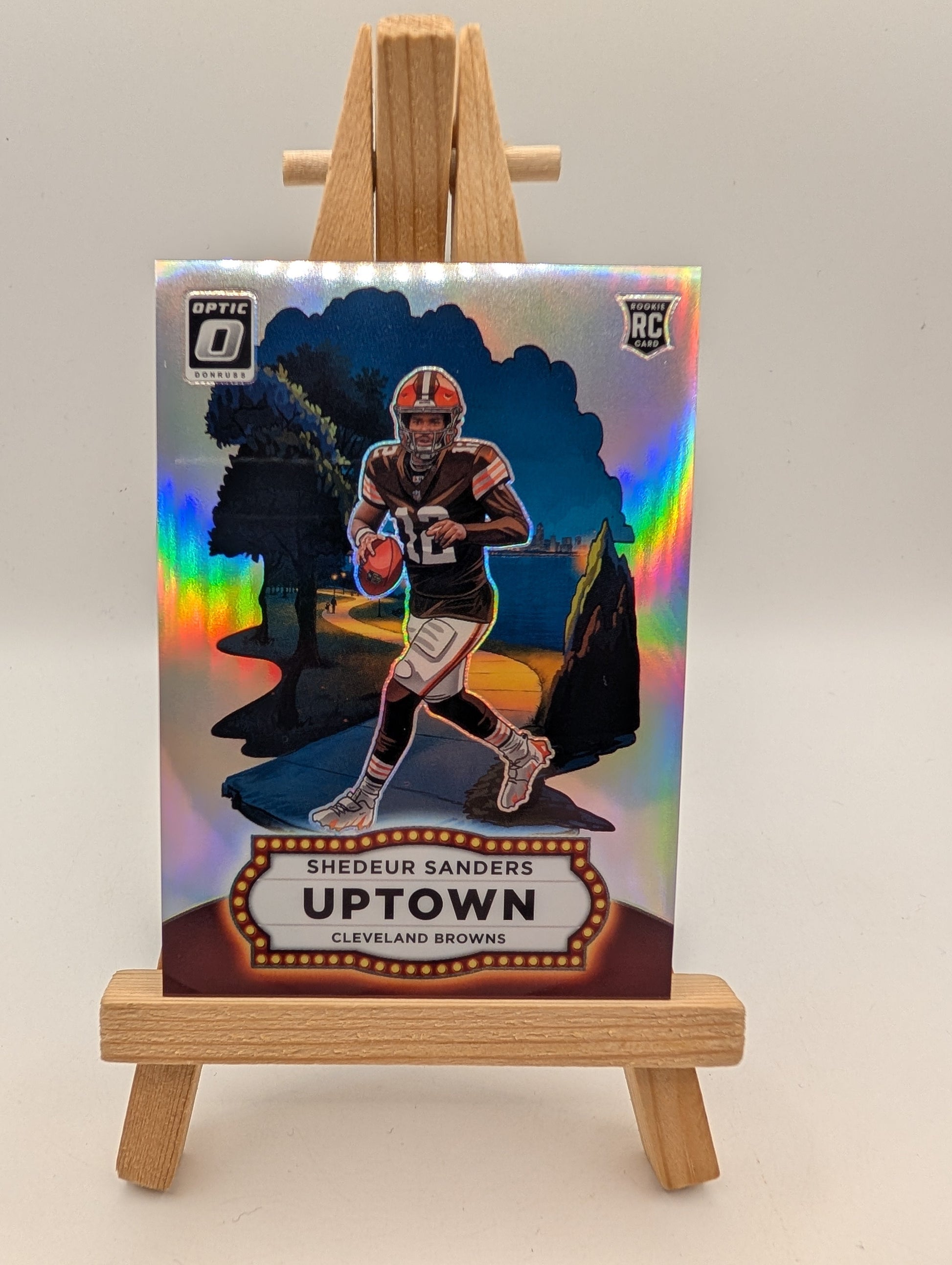 Shedeur Sanders Uptown Rookie #18 Browns 2025 Panini Donruss Optic SSP (RC) FRENLY BRICKS - Open 7 Days