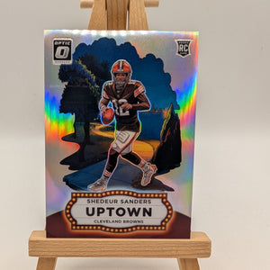 Shedeur Sanders Uptown Rookie #18 Browns 2025 Panini Donruss Optic SSP (RC) FRENLY BRICKS - Open 7 Days
