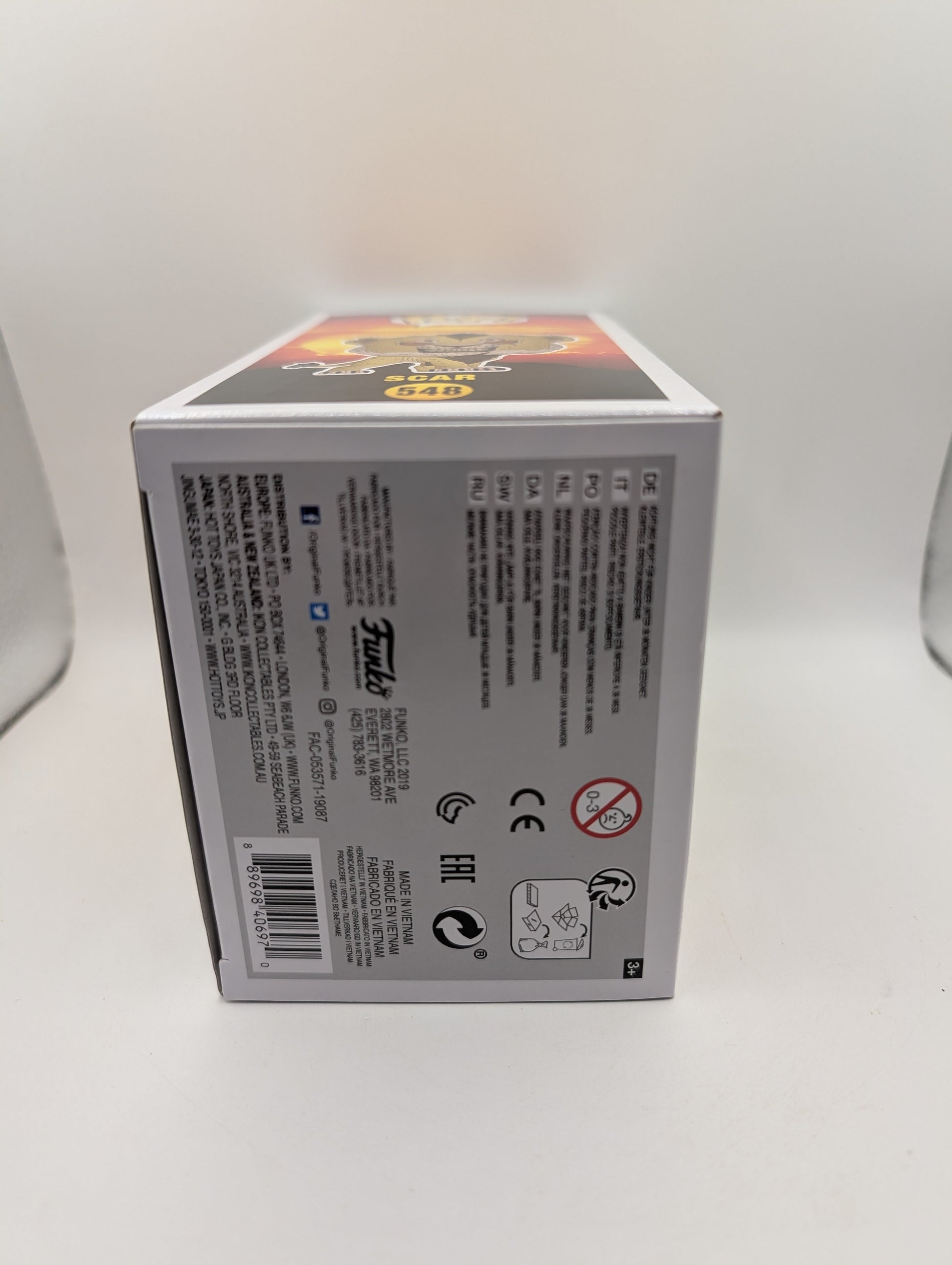 Funko Pop! Disney Lion King Scar Vinyl Figure Flocked 548 FRENLY BRICKS - Open 7 Days