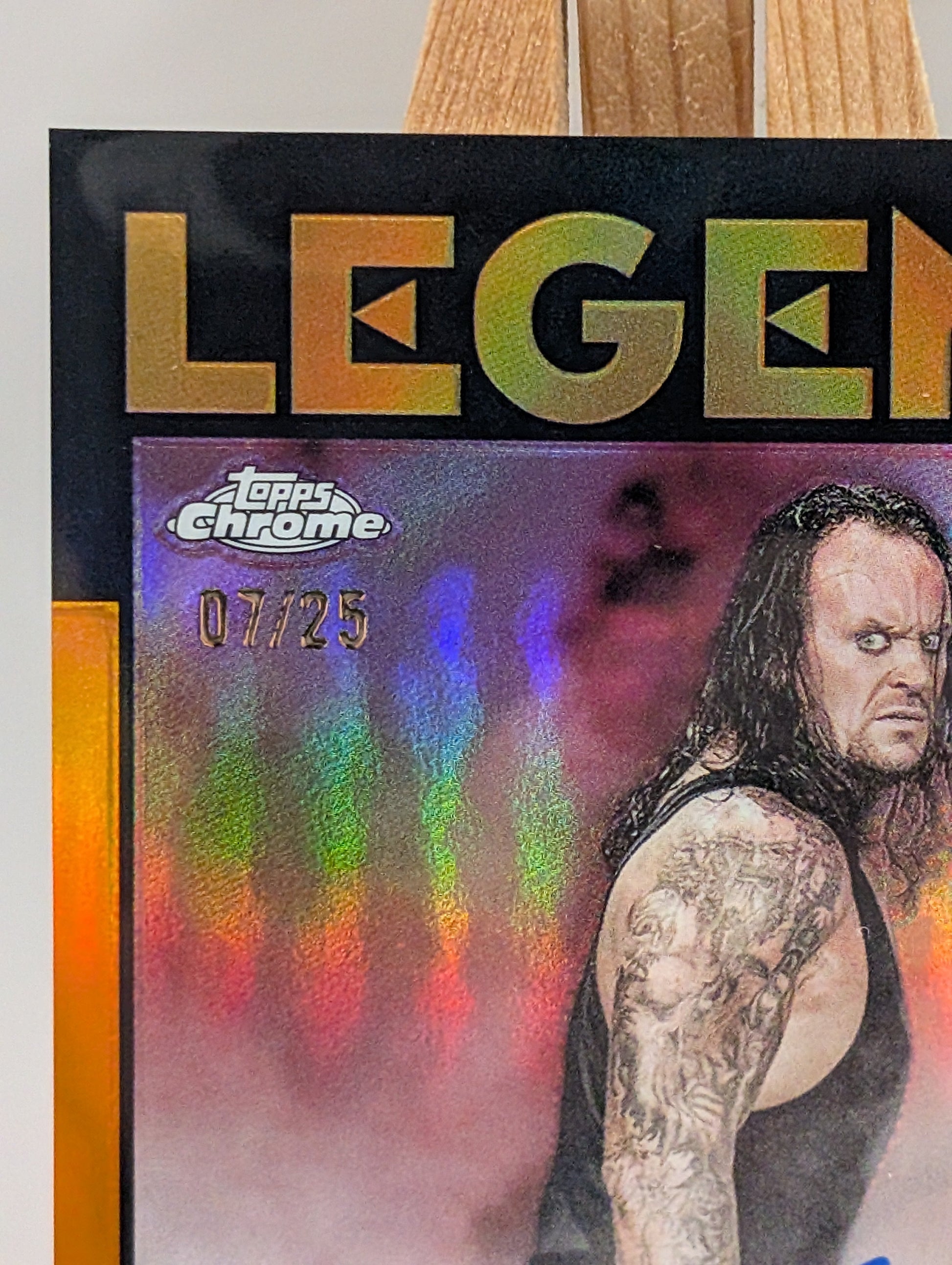 2026 Topps Chrome Undertaker Auto /25 Refractor WWE Signature FRENLY BRICKS - Open 7 Days