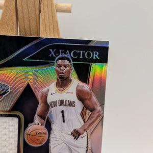 2021-22 Panini Select Zion Williamson X-Factor Jersey GU Patch Auto Silver /99 FRENLY BRICKS - Open 7 Days