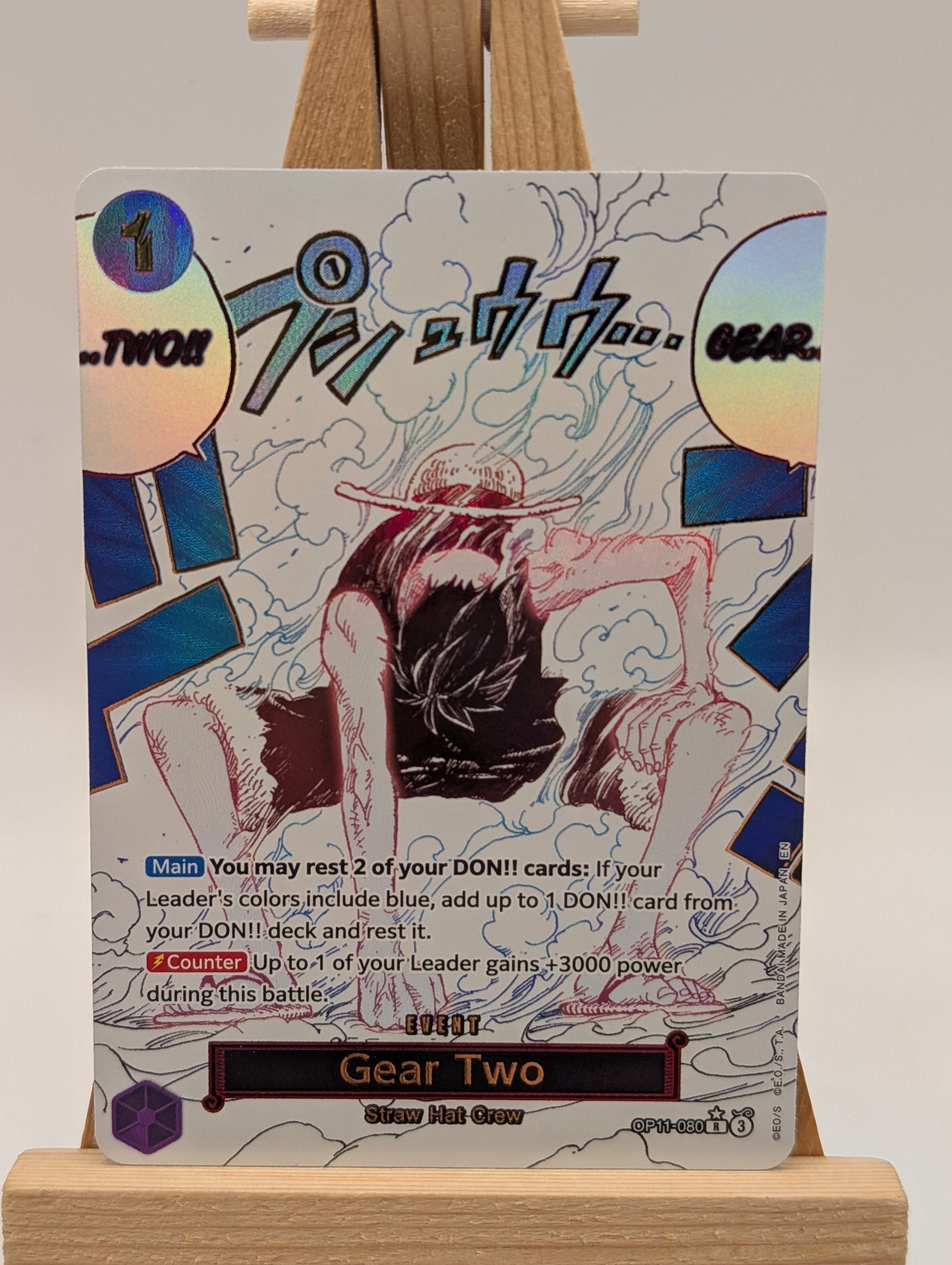 One Piece TCG OP11-080 Gear Two Event Alternate Art FRENLY BRICKS - Open 7 Days