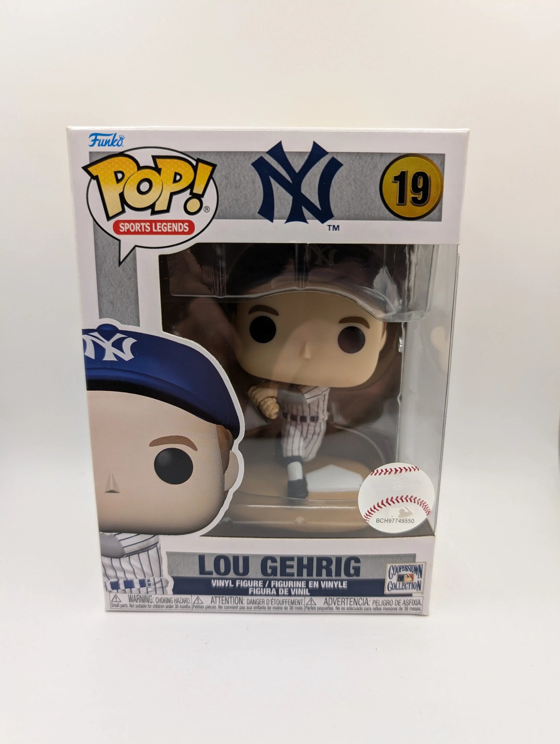 MLB Legends Yankees- Lou Gehrig Pop! Vinyl Figure #19 OE FRENLY BRICKS - Open 7 Days