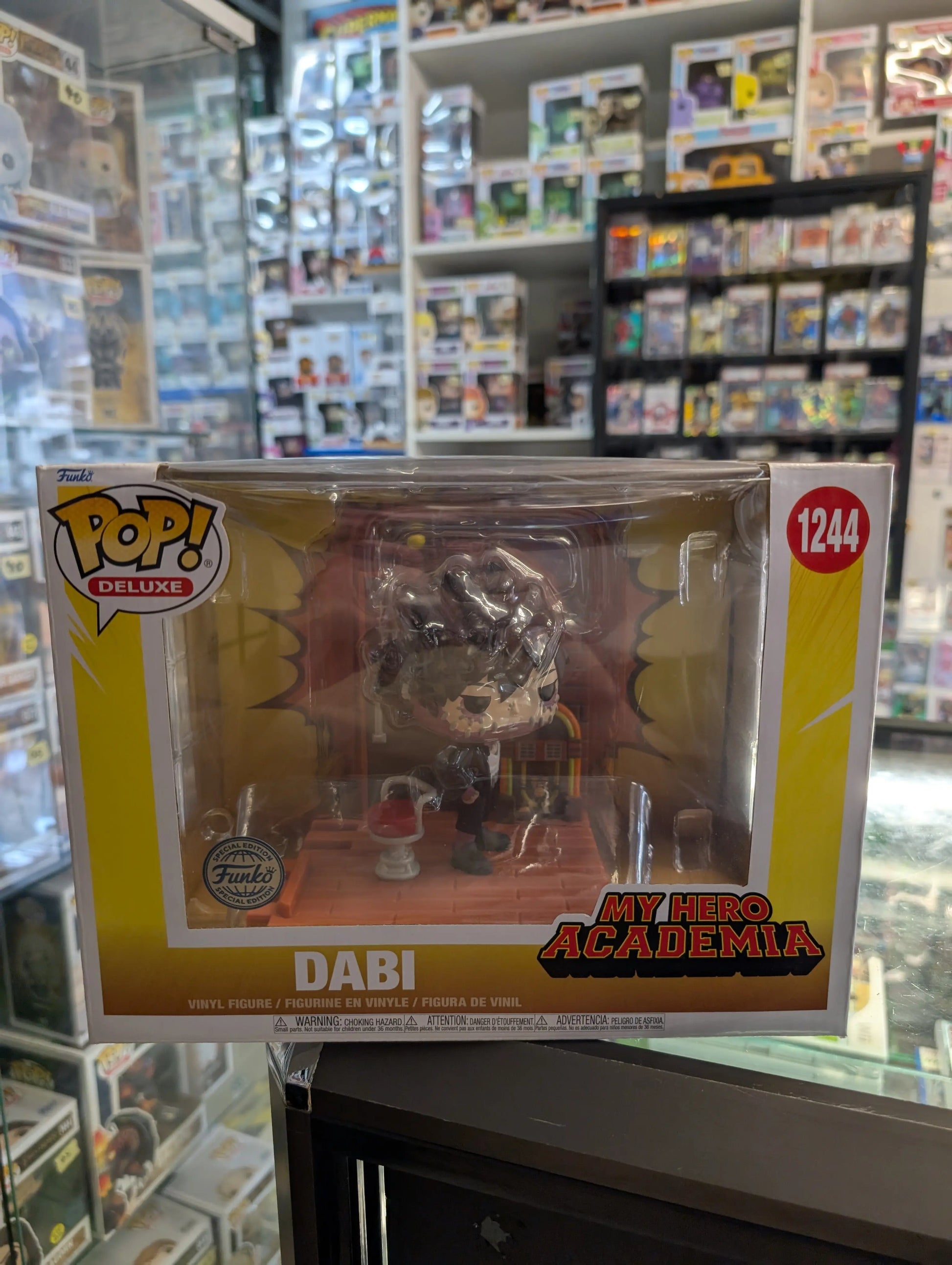 My Hero Academia Dabi League of Villains Hideout Pop! Deluxe Vinyl Figure 1244 FRENLY BRICKS - Open 7 Days