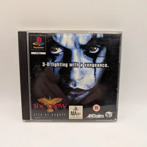 The Crow: City Of Angels + Manual - PS1 - Tested & Working FRENLY BRICKS - Open 7 Days