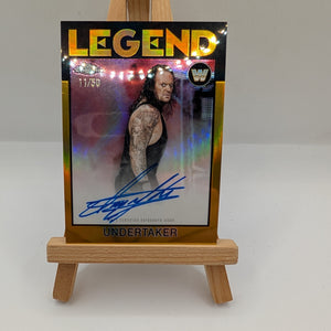 2026 Topps Chrome WWE UNDERTAKER 1986 Legend Autograph Auto Gold /50 FRENLY BRICKS - Open 7 Days