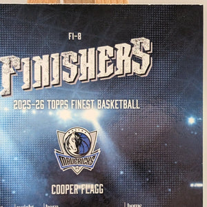 2025-26 Topps Finest - Finishers Cooper Flagg #FI-8 Purple Refractor/125 (RC) FRENLY BRICKS - Open 7 Days