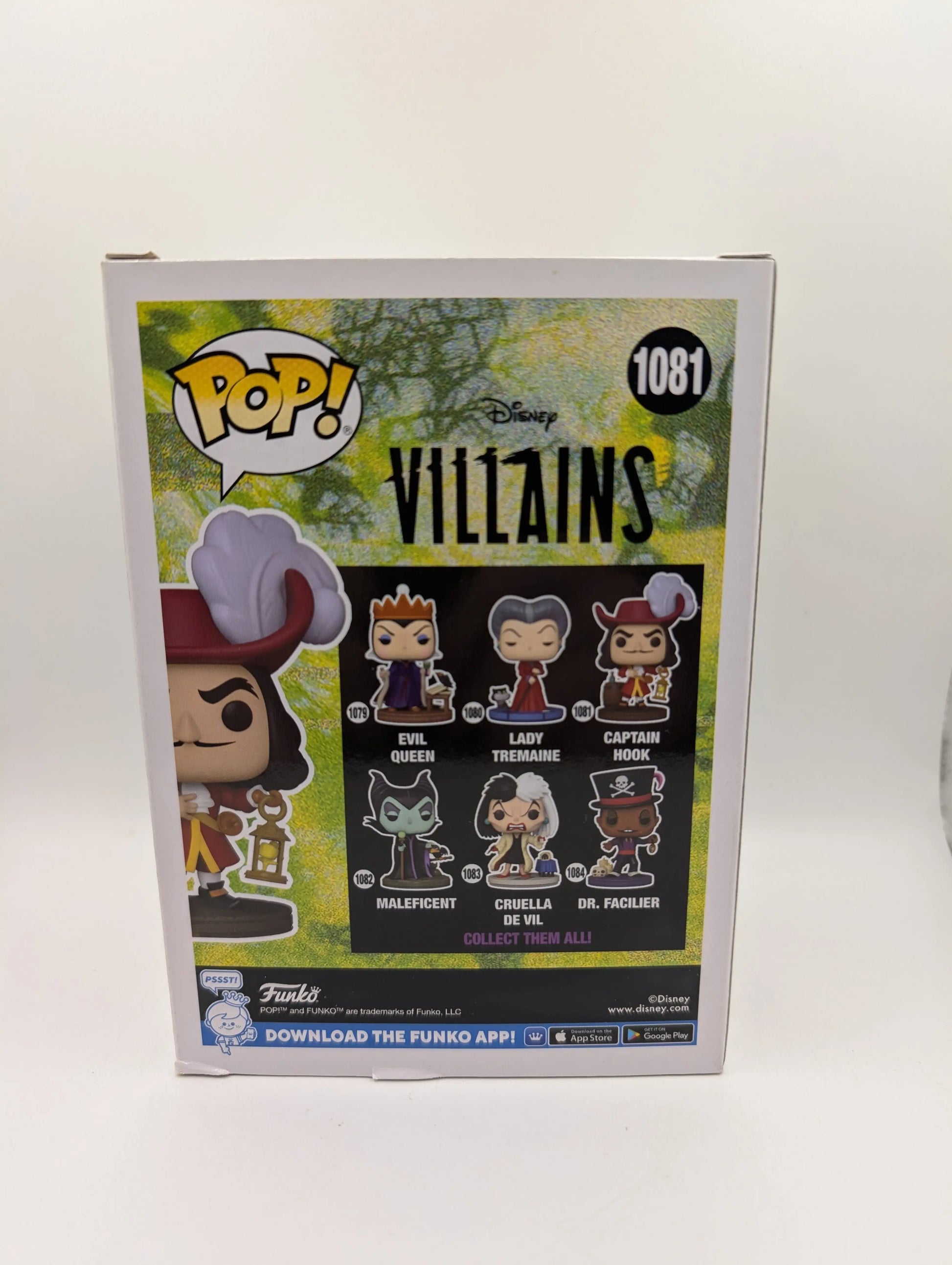 Captain Hook Disney Villains #1081 Disney Funko Pop Vinyl FRENLY BRICKS - Open 7 Days