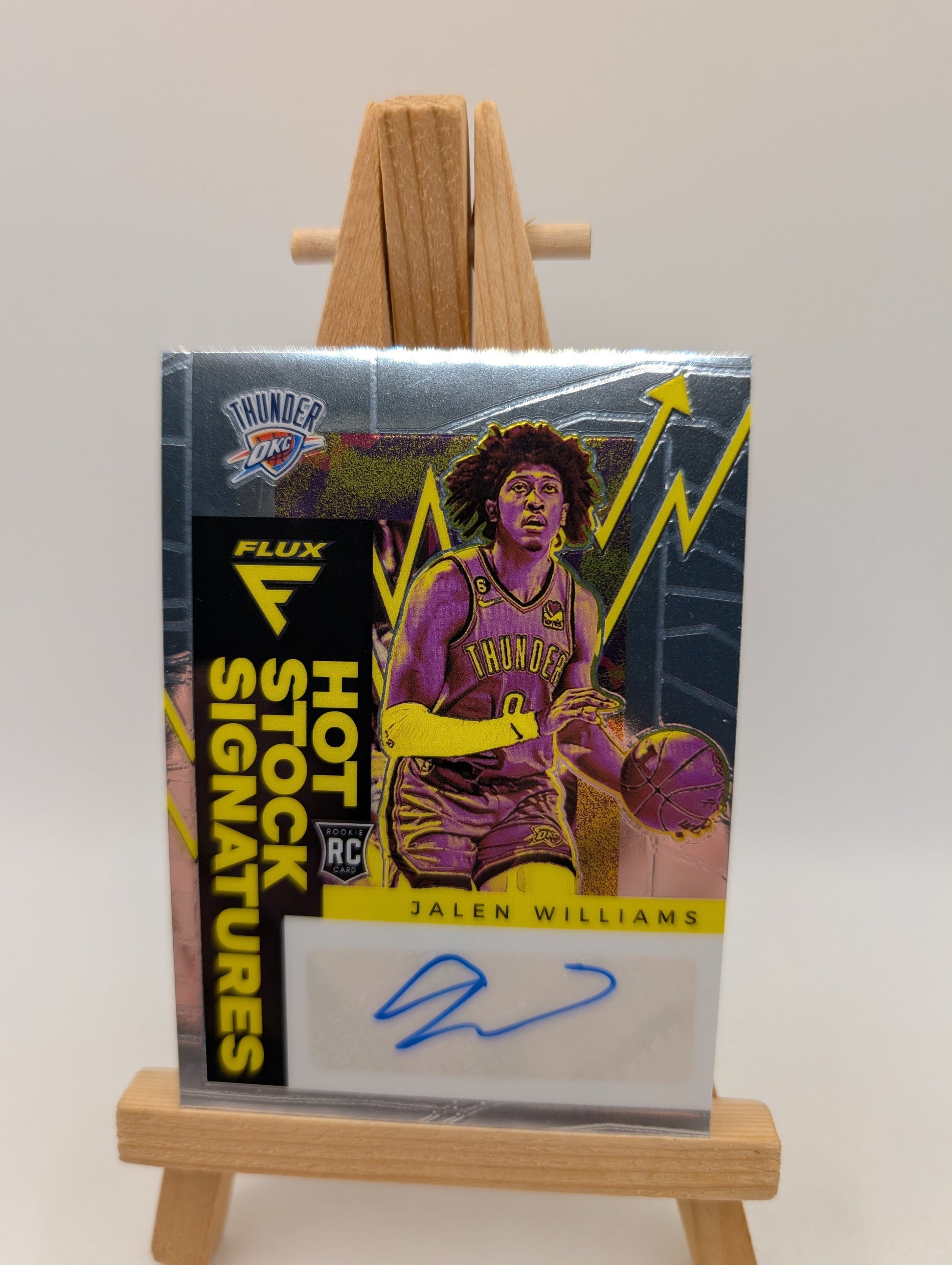 2022-23 Panini Flux Jalen Williams RC Rookie Hot Stock Auto FRENLY BRICKS - Open 7 Days