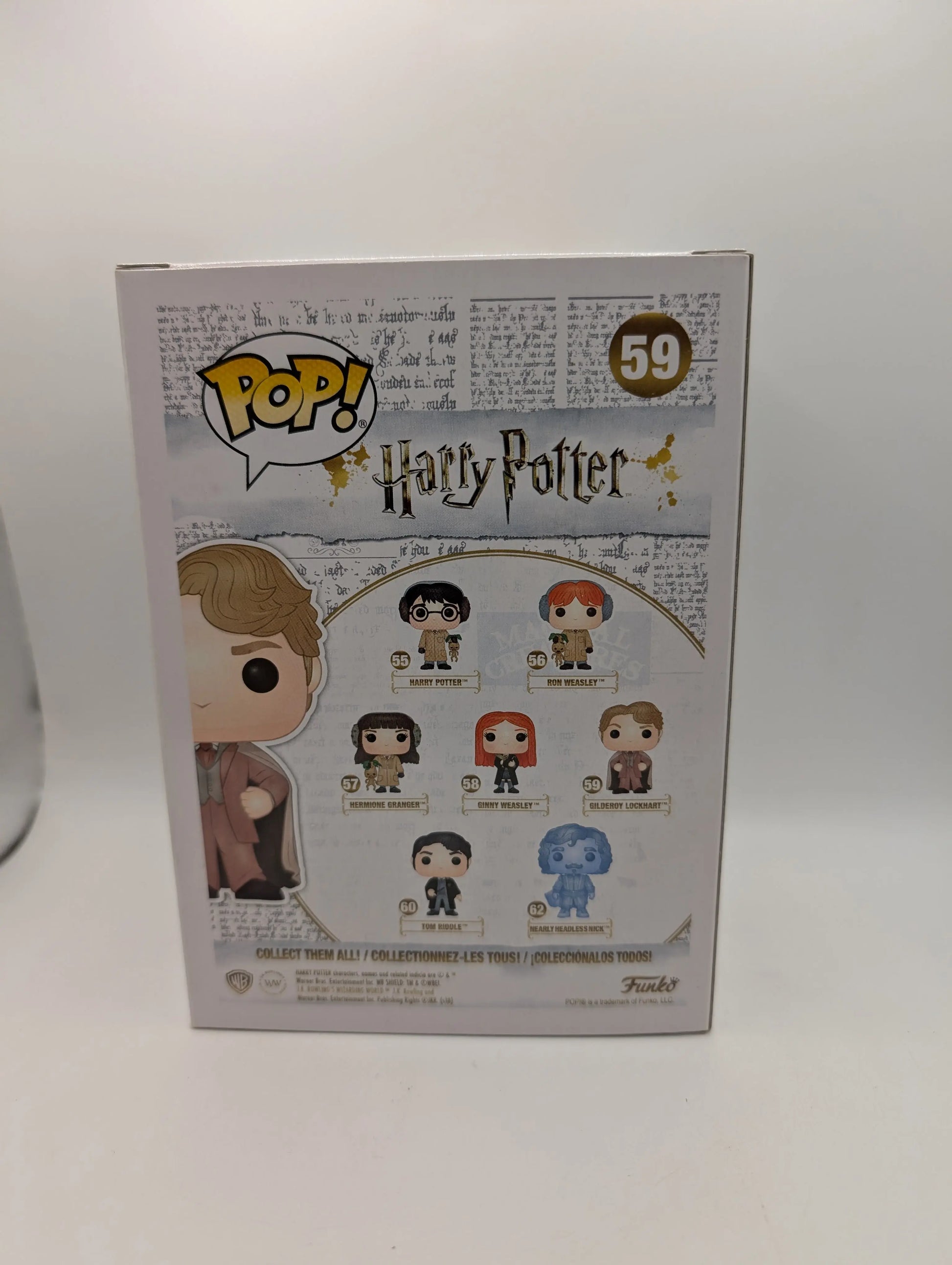 Gilderoy Lockhart (Tan Suit and Cape) 59 ~  Harry Potter ~ Funko Pop Vinyl FRENLY BRICKS - Open 7 Days
