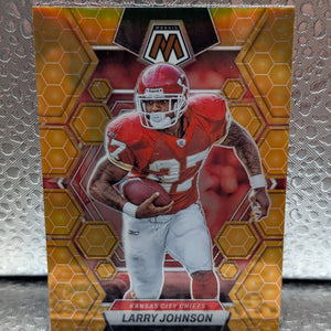 2023 Panini Mosaic - Honeycomb Prizm SSP #117 Larry Johnson Chiefs FRENLY BRICKS - Open 7 Days