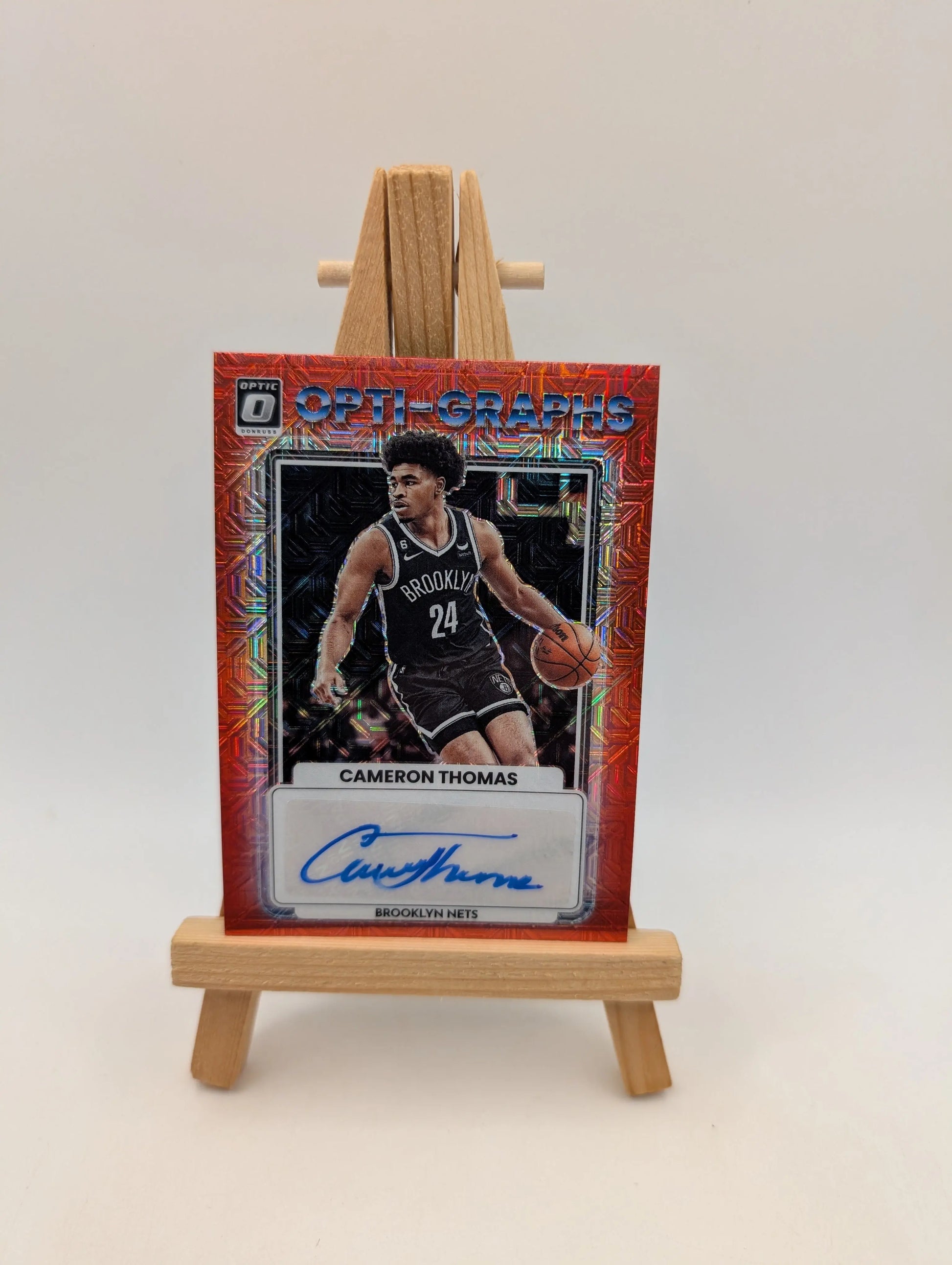 2023 Donruss Optic CAM THOMAS Red Mojo Opti-Graphs Auto OG-CAM Nets FRENLY BRICKS - Open 7 Days