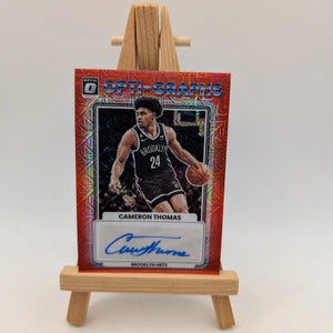 2023 Donruss Optic CAM THOMAS Red Mojo Opti-Graphs Auto OG-CAM Nets FRENLY BRICKS - Open 7 Days