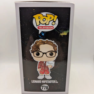 The Big Bang Theory Leonard Hofstadter Funko Pop Vinyl #778 FRENLY BRICKS - Open 7 Days