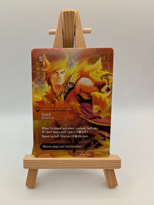 League of Legends Riftbound Origins Sett Brawler Epic 164/298 English FRENLY BRICKS - Open 7 Days