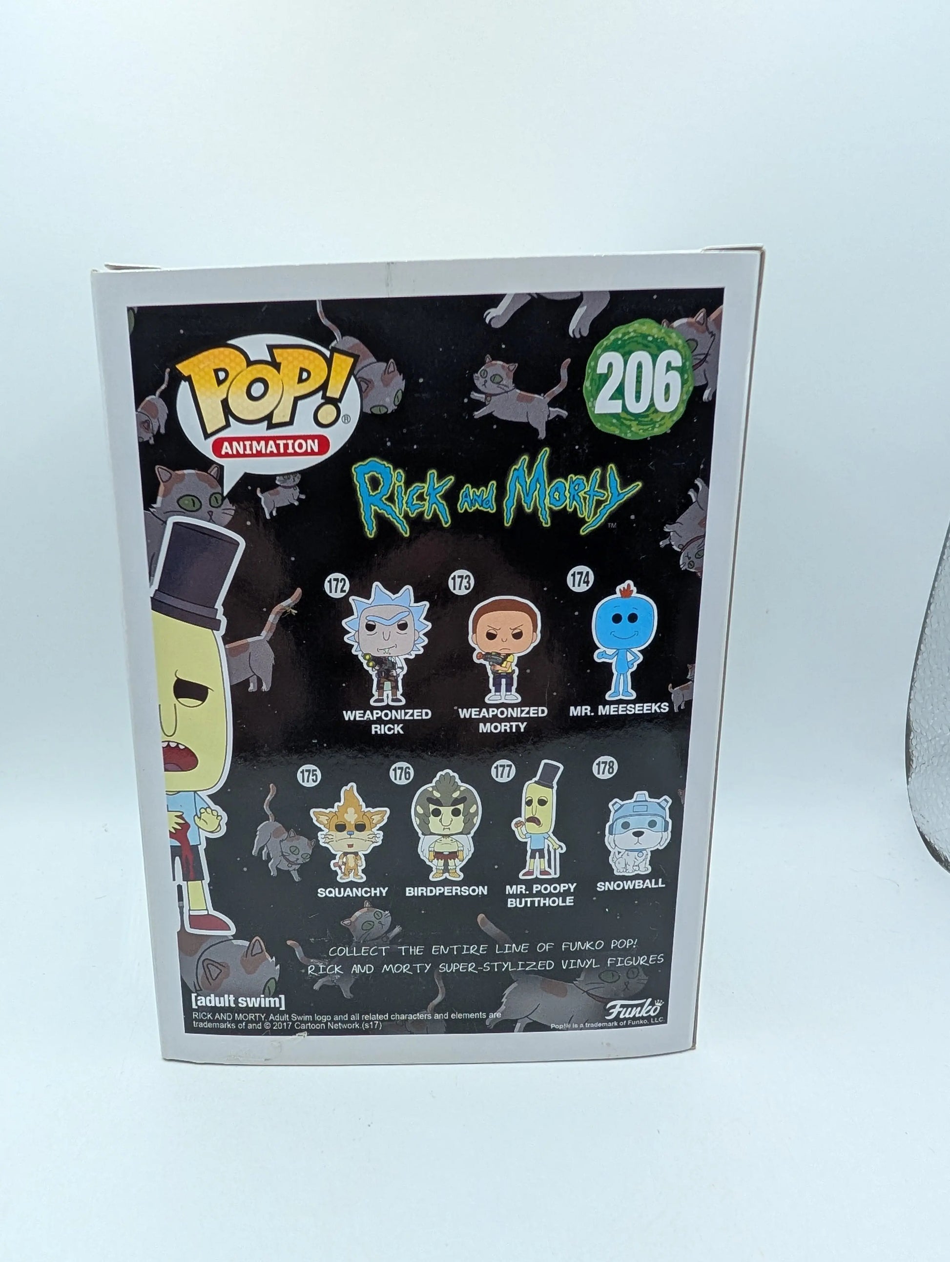 Funko Pop! Mr Poopy Butthole #206 Rick and Morty Animation Vaulted Collectible FRENLY BRICKS - Open 7 Days
