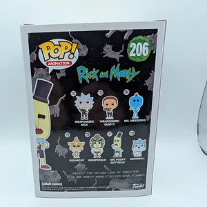 Funko Pop! Mr Poopy Butthole #206 Rick and Morty Animation Vaulted Collectible FRENLY BRICKS - Open 7 Days