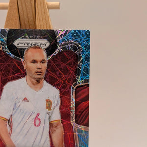 Prizm World Cup 2018 Andres Iniesta Spain Light Blue Lazer /125 FRENLY BRICKS - Open 7 Days