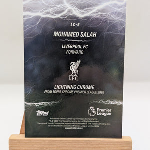 Mohamed Salah 2025-26 Topps Chrome Premier League Lightning Chrome #LC-5 /25 FRENLY BRICKS - Open 7 Days