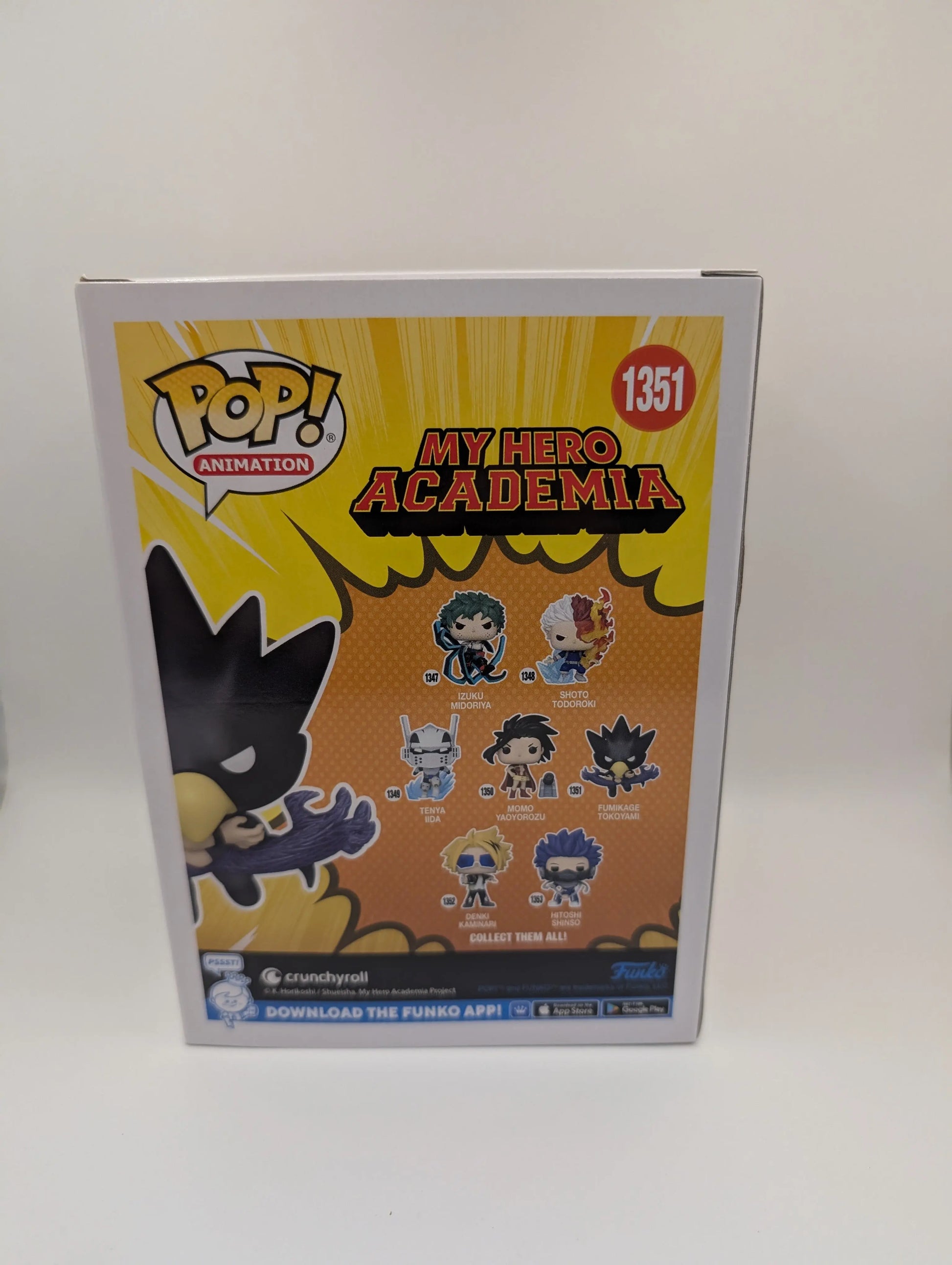 My Hero Academia - Fumikage Tokoyami Pop! Vinyl Pop! Vinyl Figure #1351 FRENLY BRICKS - Open 7 Days