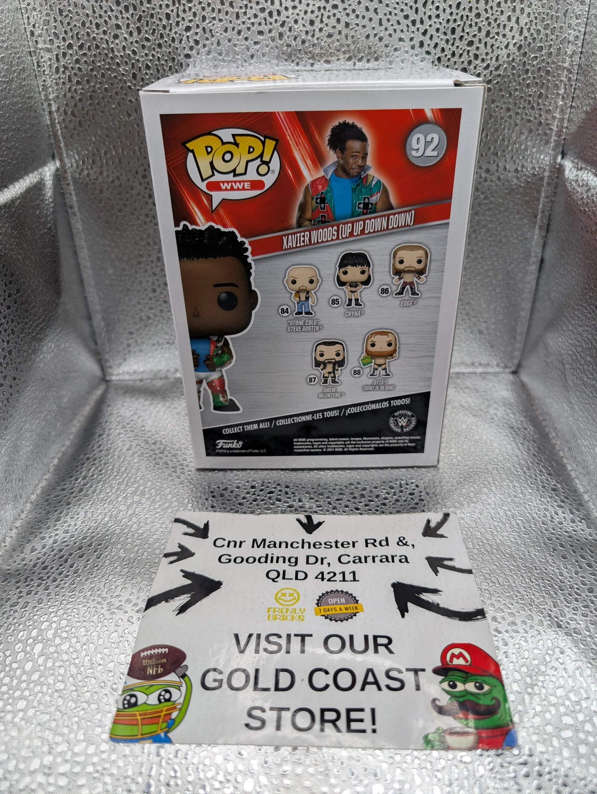 WWE Funko Pop! Vinyl Figure Xavier Woods 92 Special Edition FRENLY BRICKS - Open 7 Days