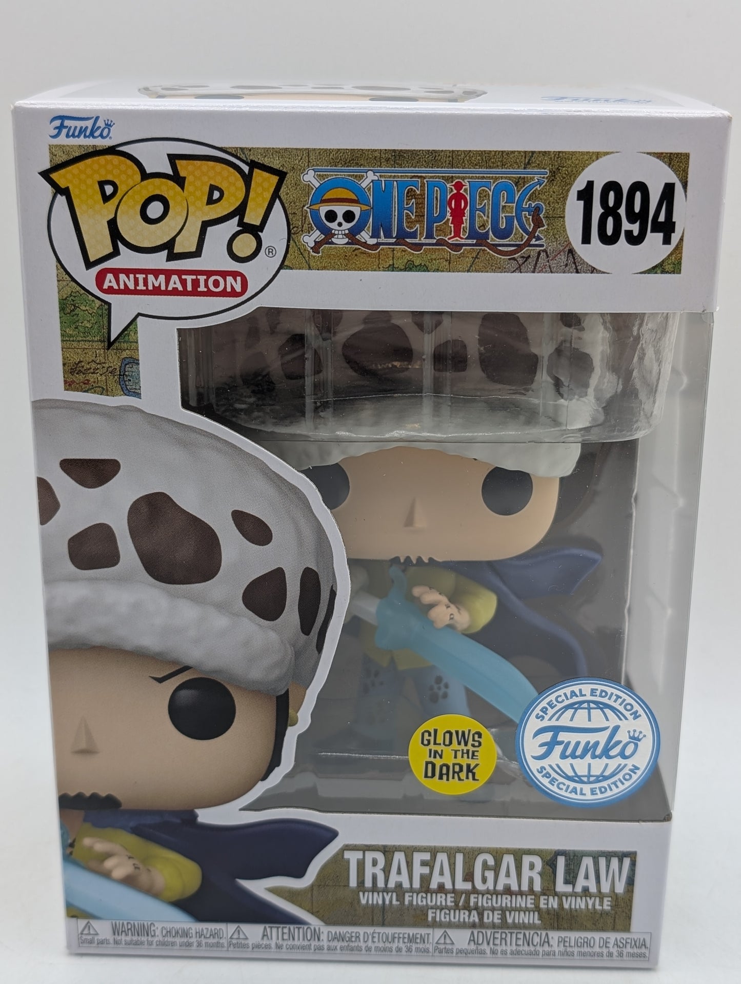 Funko Pop! One Piece Trafalgar Law #1894 Glow in the Dark