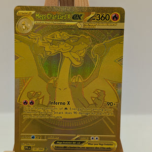 Mega Charizard X EX 130/094 Gold - Phantasmal Flames Lp FRENLY BRICKS - Open 7 Days