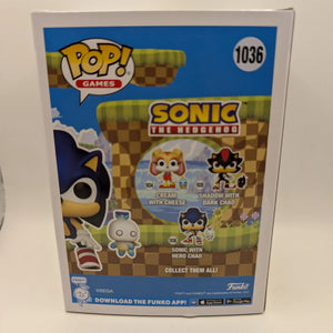 Funko Pop Sonic The Hedgehog Sonic with Chao #1036 Vinyl Figure FRENLY BRICKS - Open 7 Days
