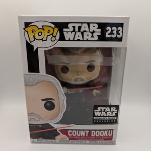 Funko Pop! Vinyl: Star Wars - Count Dooku - Smuggler's Bounty (Exclusive) #233 FRENLY BRICKS - Open 7 Days