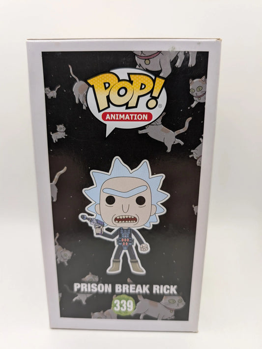Funko Pop Vinyl Animation Rick & Morty Prison Break Rick #339 FRENLY BRICKS - Open 7 Days