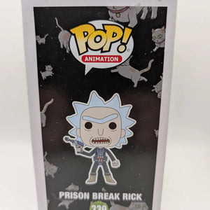 Funko Pop Vinyl Animation Rick & Morty Prison Break Rick #339 FRENLY BRICKS - Open 7 Days