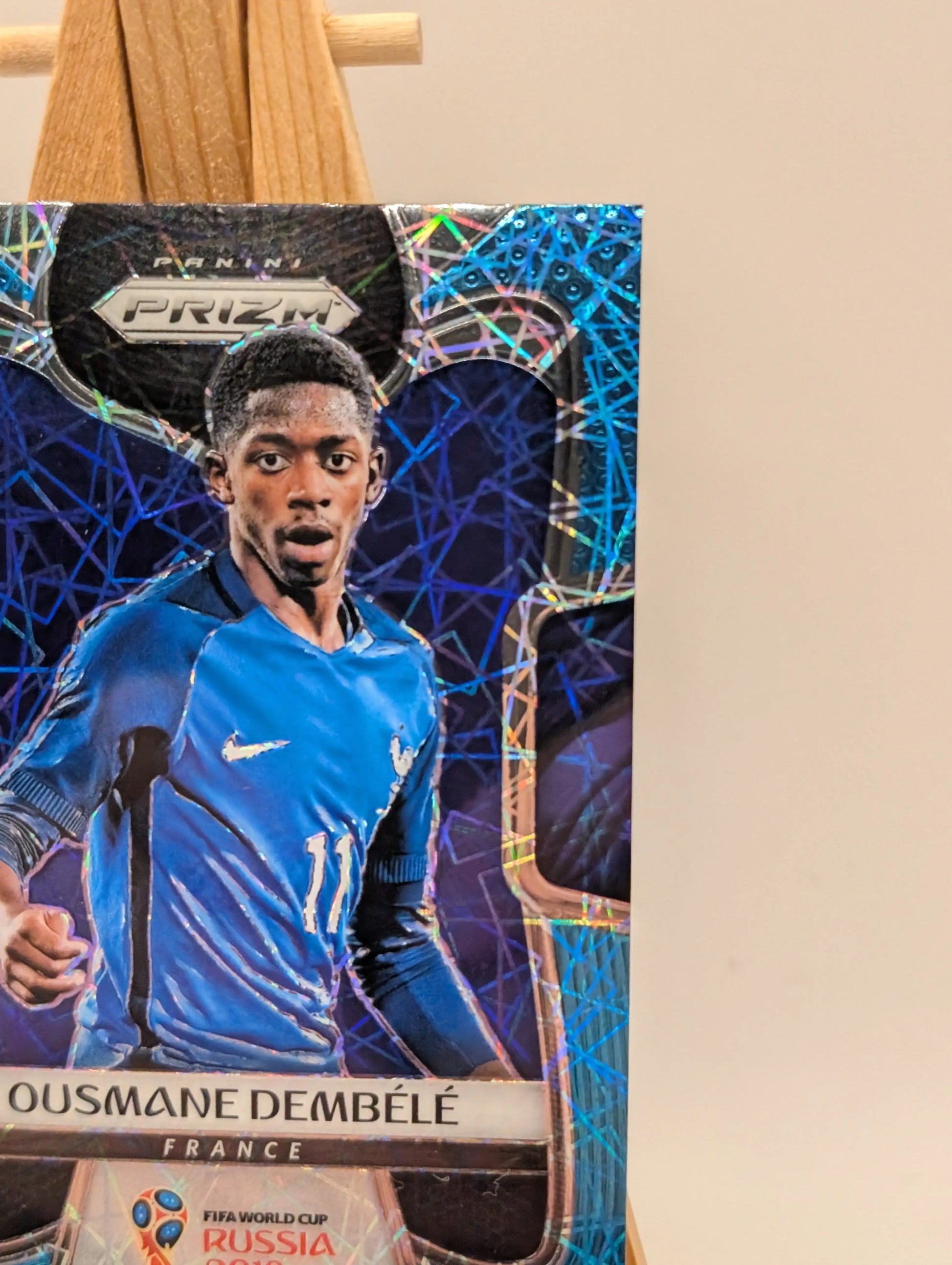 2018 Panini Prizm World Cup #85 Ousmane Dembele Light Blue Lazer #/125 France FRENLY BRICKS - Open 7 Days