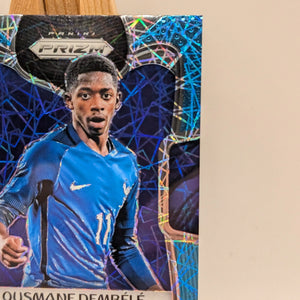 2018 Panini Prizm World Cup #85 Ousmane Dembele Light Blue Lazer #/125 France FRENLY BRICKS - Open 7 Days