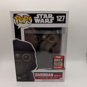 Star Wars Pop Vinyl 127 Garindan 2017 (Galactic Convention Exclusive) FRENLY BRICKS - Open 7 Days