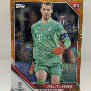 2021-22 Topps Chrome UCL Manuel Neuer ORANGE /25 #159 FRENLY BRICKS - Open 7 Days
