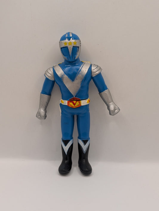 Enban Sensō Bankid soft vinyl 1970s Takatoku Toys BLUE FRENLY BRICKS - Open 7 Days
